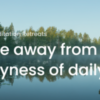 Enjoy The Silence – co-teaching a silent mindfulness retreat. By Mark Smith, founder of Kalm Horizons.